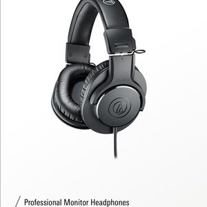 Audio Technica Professional Studio Headphones.